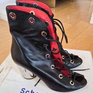 Proenza Schouler Nero Open Booties Size 39